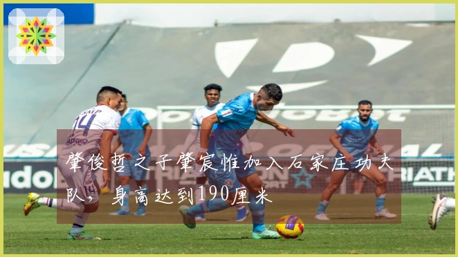 肇俊哲之子肇宸惟加入石家庄功夫队，身高达到190厘米